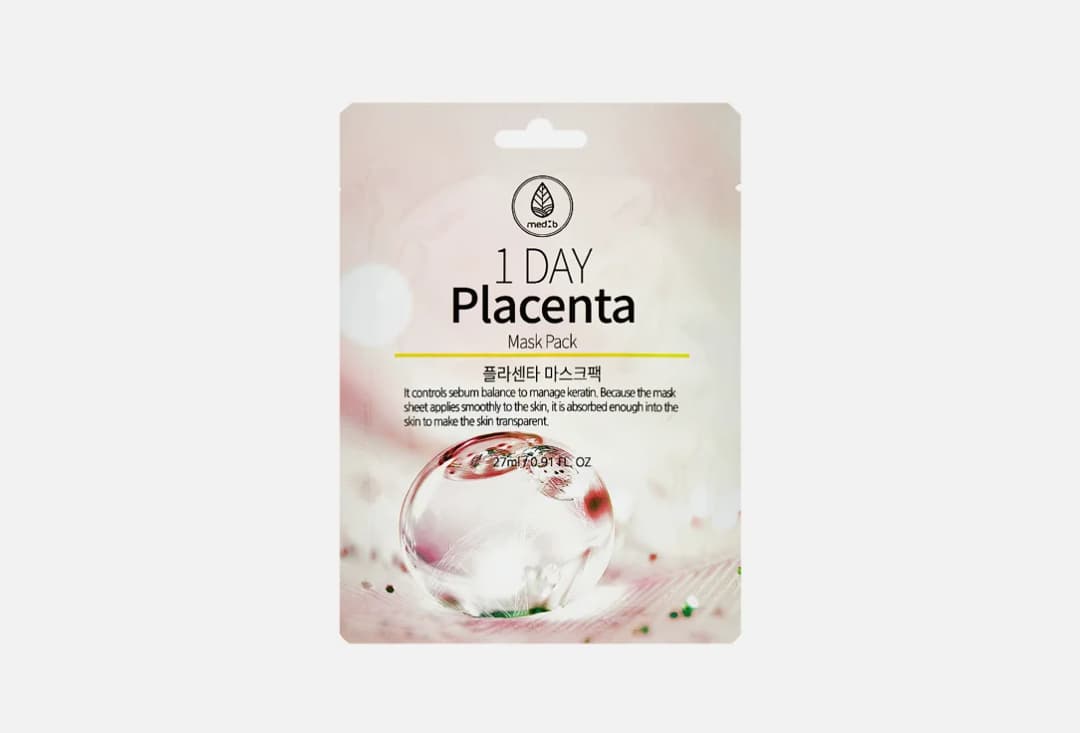 1 DAY Placenta Mask Pack — MEDB